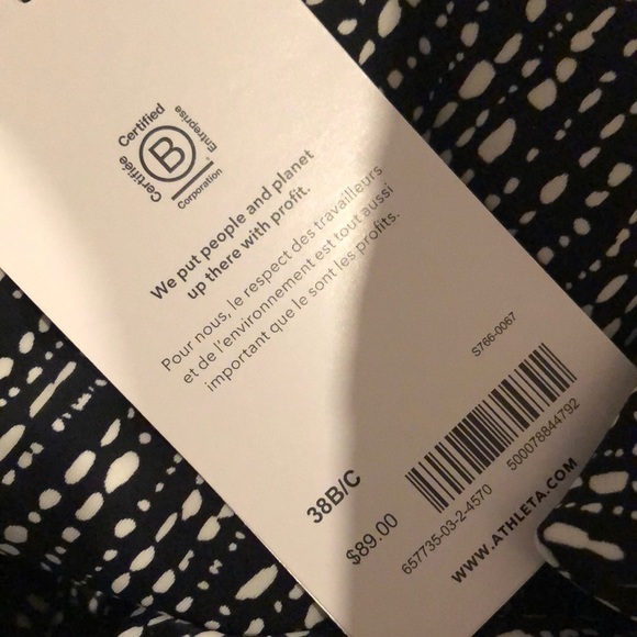 NWT! Athleta Rice Pearls Maldives Tankini Top - Multiple Sizes 🩵 - Picture 6 of 11